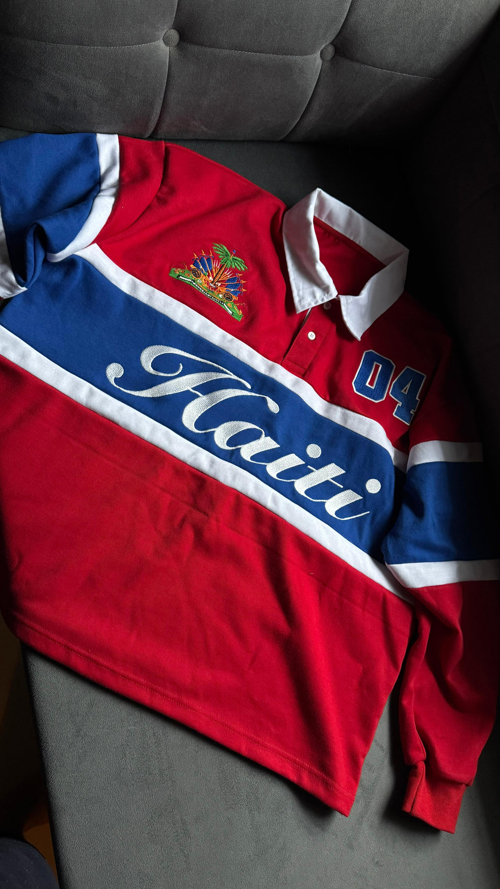 Vintage Haitian Rugby Polo Classic