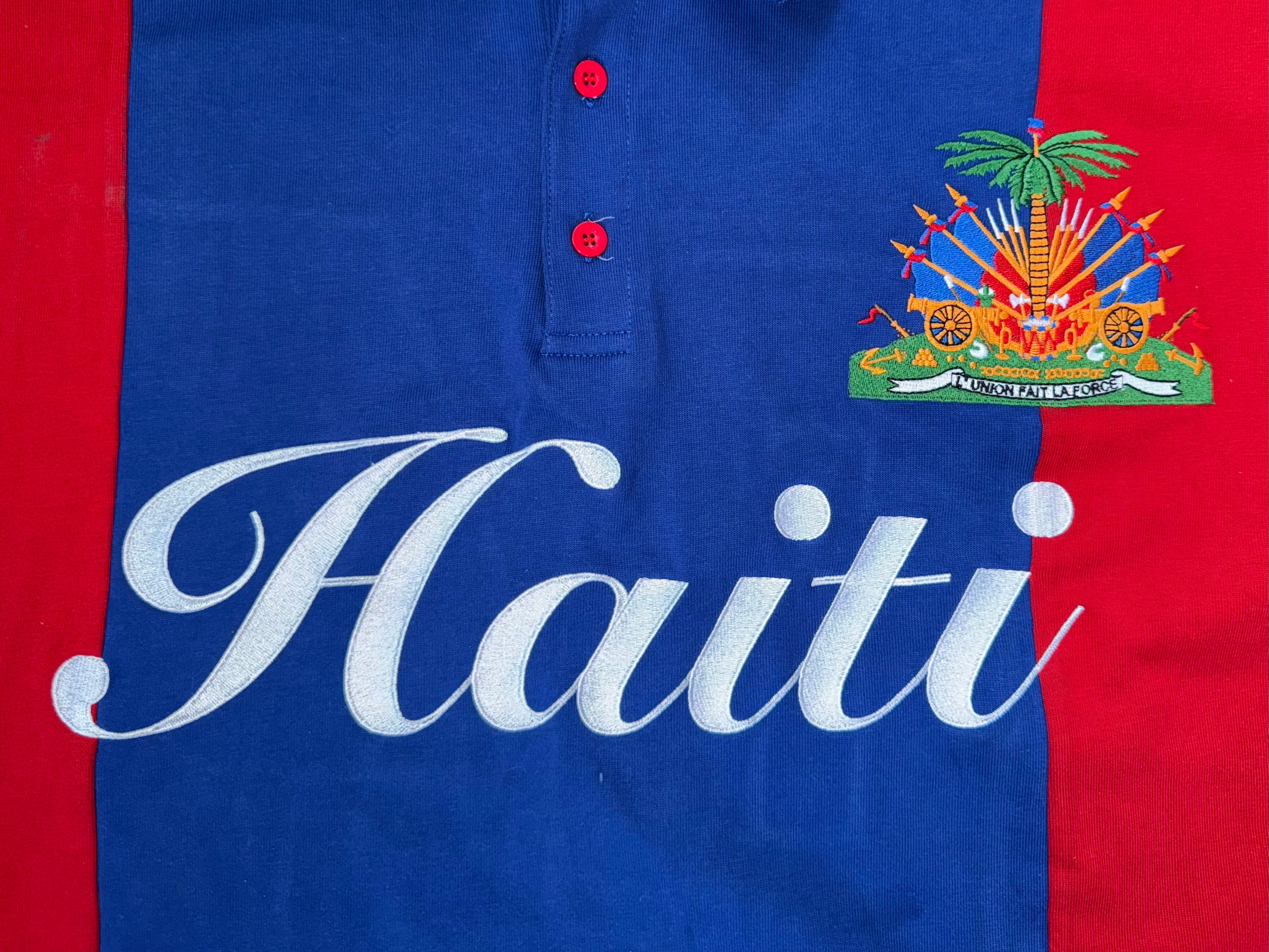 Short Sleeve Haitian Rugby Polo Piqué