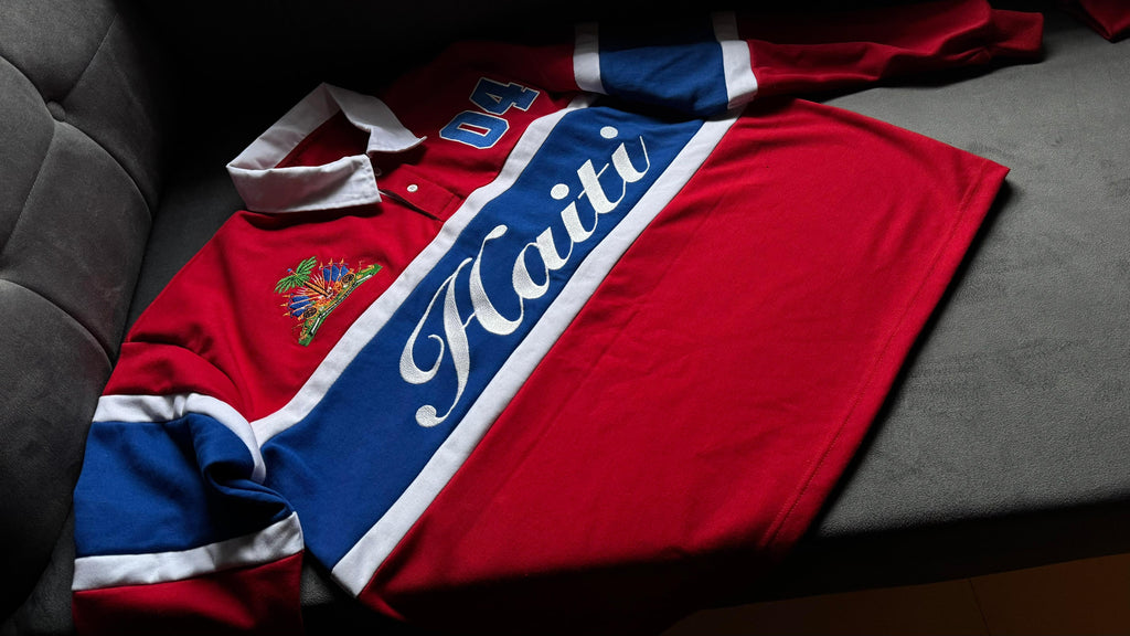Vintage Haitian Rugby Polo Classic