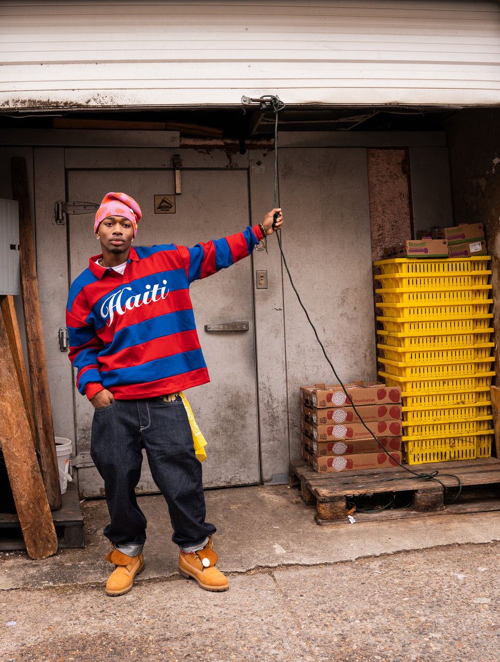 Vintage Stripped Haitian Rugby Polo