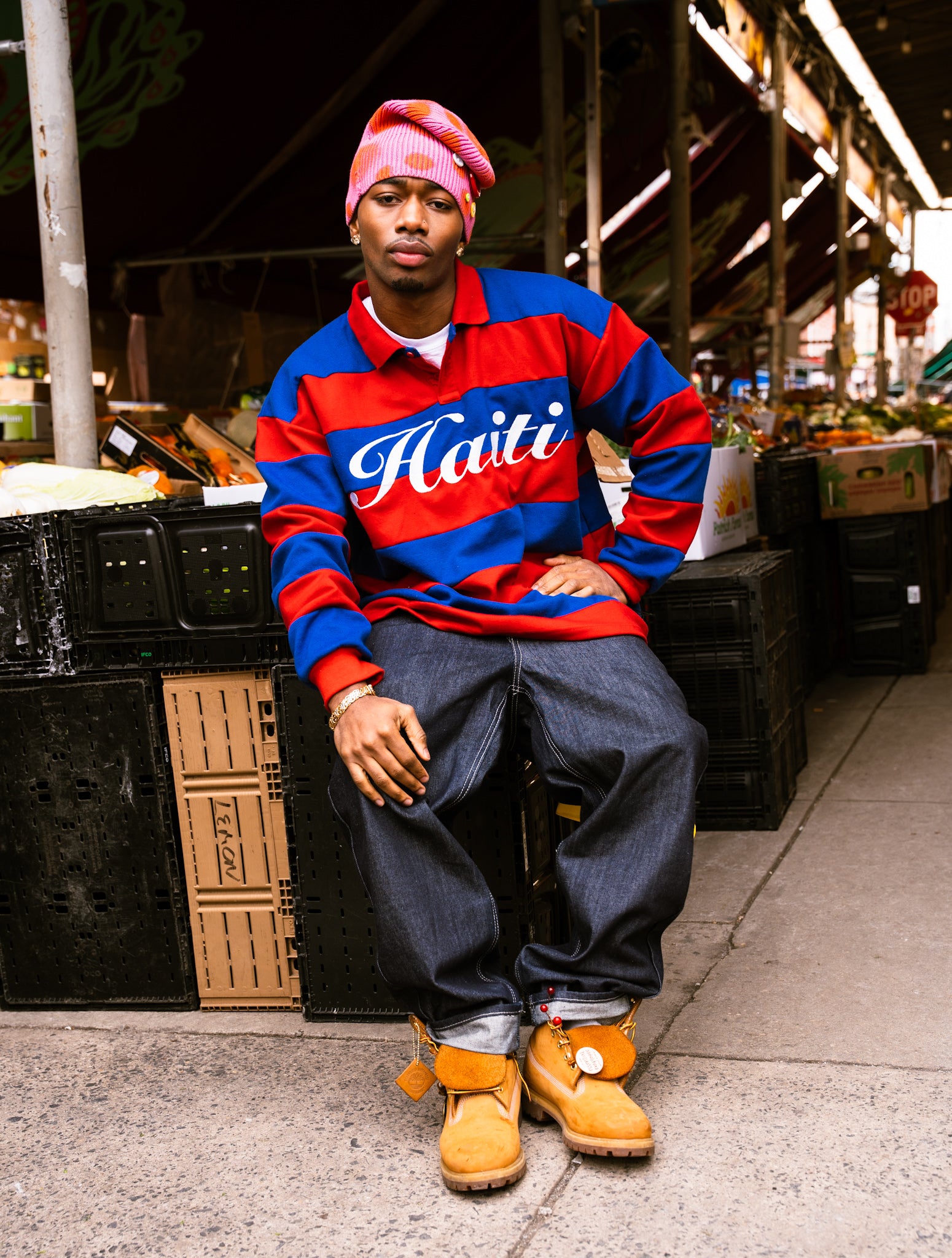 Vintage Stripped Haitian Rugby Polo (Pre-order)