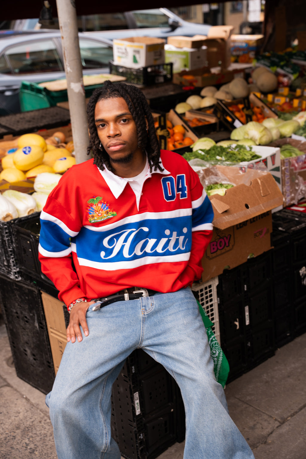 Vintage Haitian Rugby Polo Classic