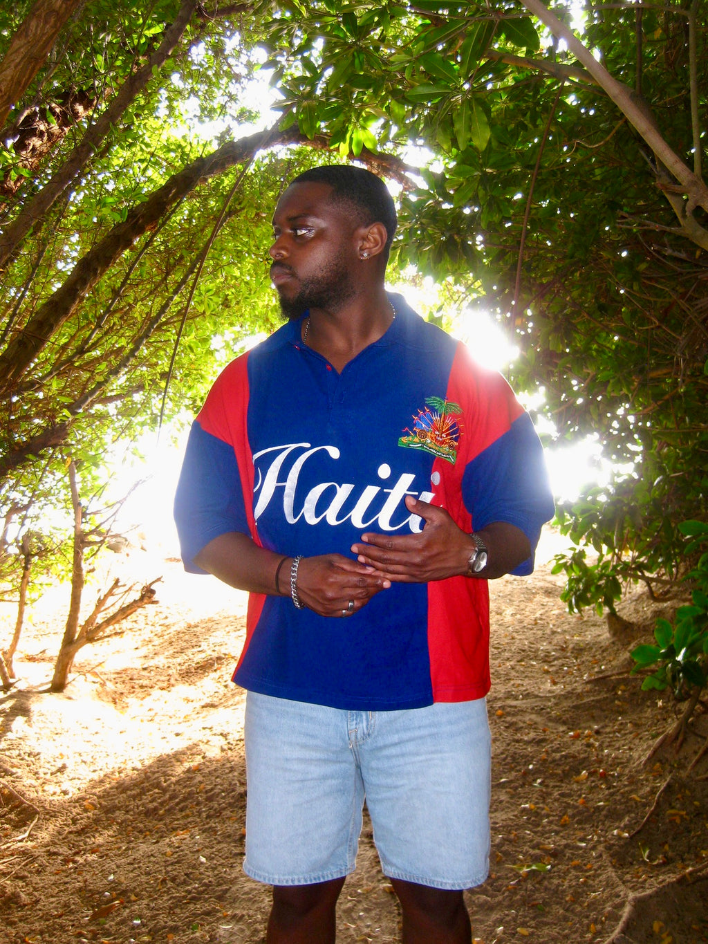 Short Sleeve Haitian Rugby Polo Piqué